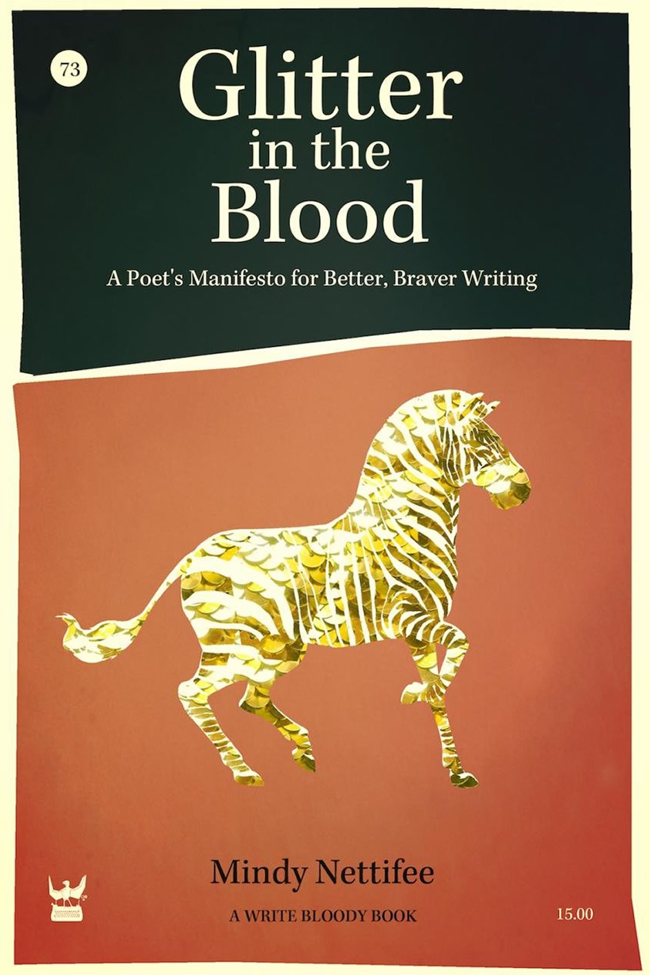cover art for how-to book on writing poetry Glitter in the Blood